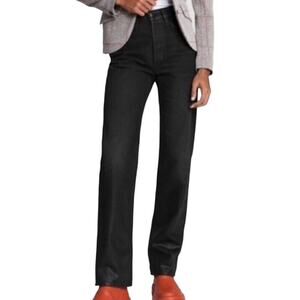 Rag & Bone Alex High Rise Straight Black Jean's Women's Size 32 New With Tags